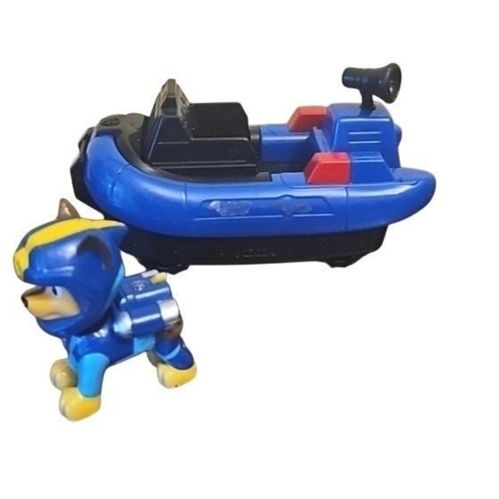 Paw Patrol Chase Sea Patrol Transforming Vehicle Police Boat and Figure 70526AMP